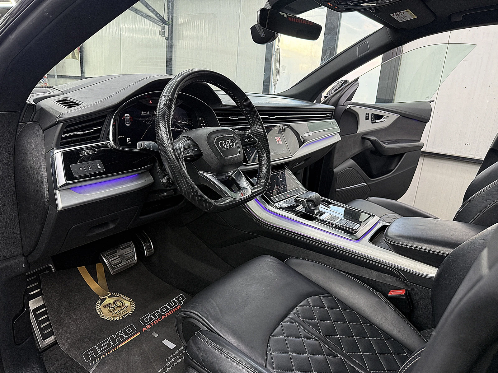 Audi Q8 S-line/PANORAMA/bang&oufsen/СОБСТВЕН ЛИЗИНГ, снимка 12 - Автомобили и джипове - 55987577