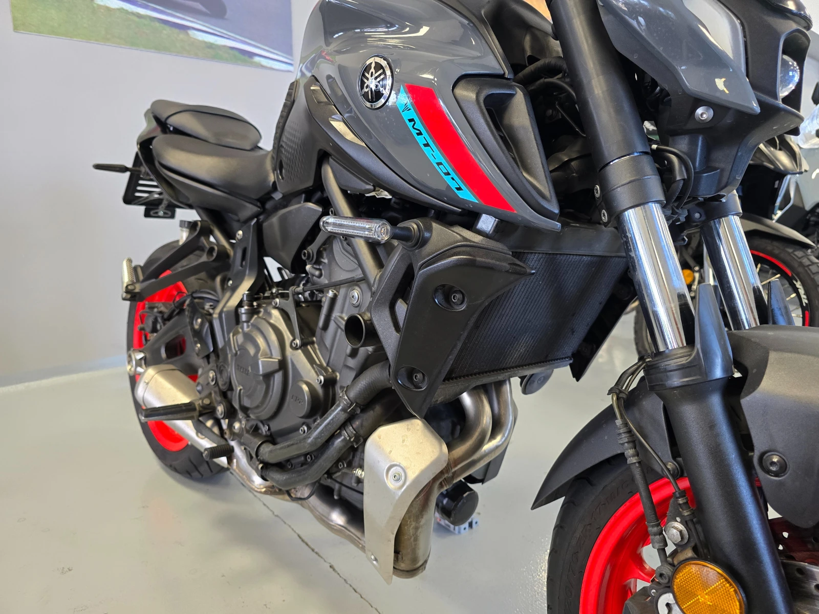 Yamaha Mt-07 700ie, ABS, 2021г., снимка 7 - Мотоциклети и мототехника - 55196878