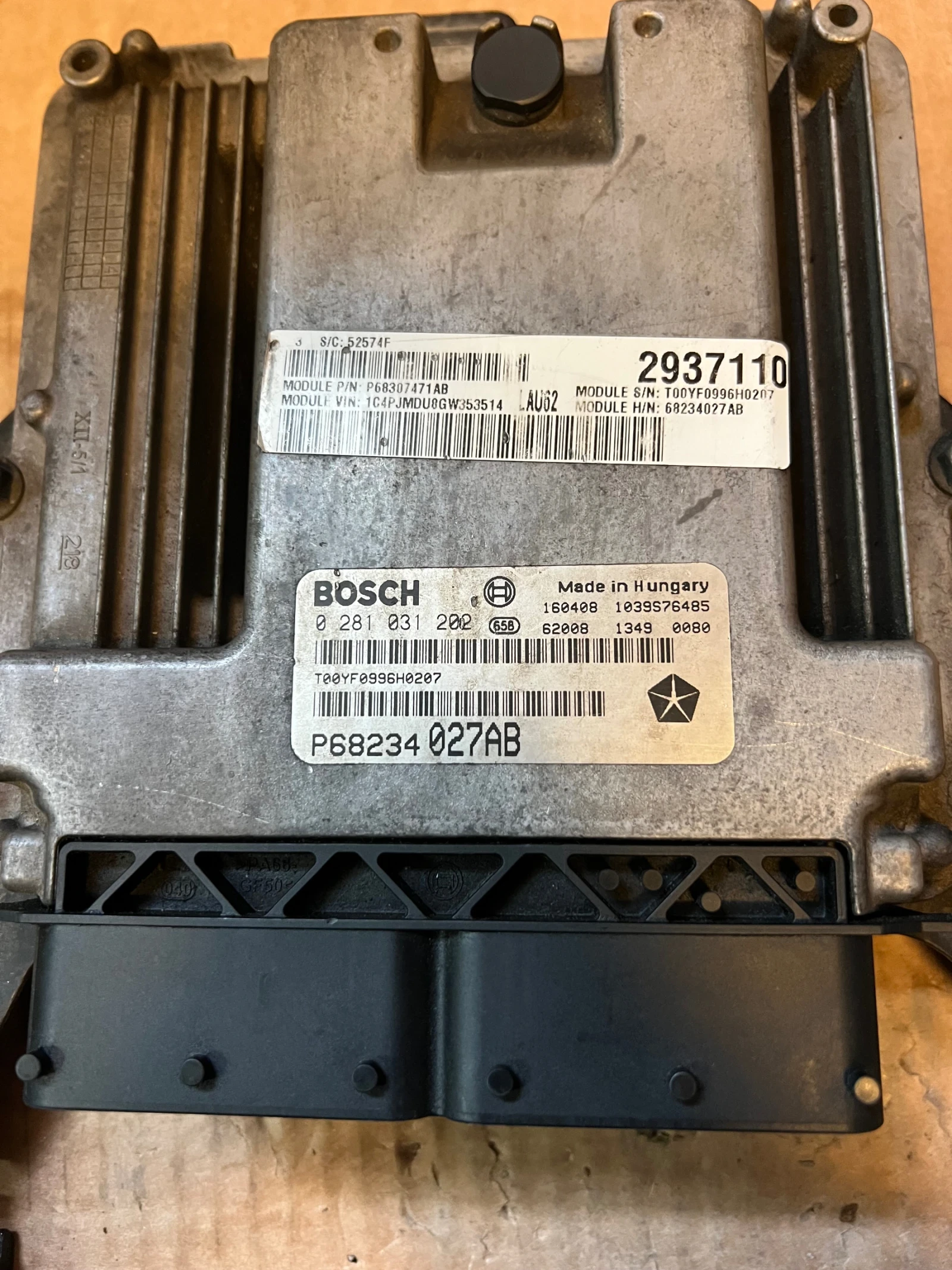 P68234027AB    JEEP CHEROKEE KL 2.2 CRD 0 281 031 202  0281031202 | Mobile.bg   1