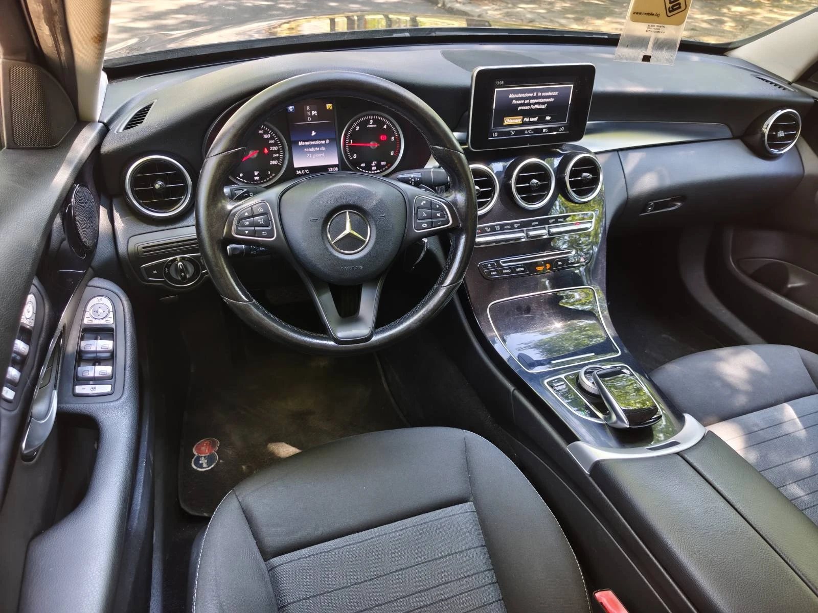 Mercedes-Benz C 180 2016г.7G-TRONIC / EURO 6, снимка 12 - Автомобили и джипове - 54151061