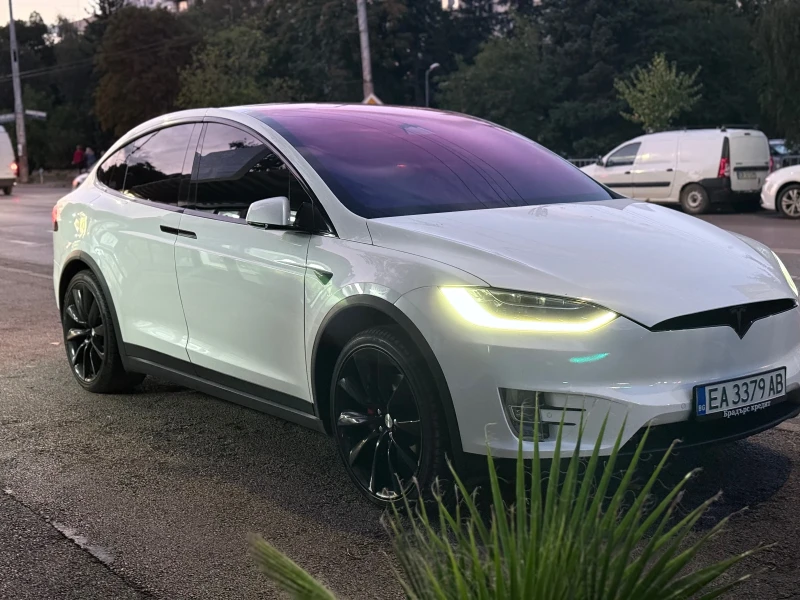 Tesla Model X 90D ? батерия 90 kWh, двойно задвижване, снимка 4 - Автомобили и джипове - 52639986
