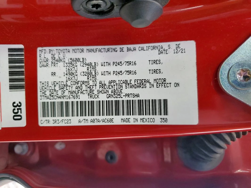Toyota Tacoma 3.5L 6 Rear-wheel drive - изображение 5