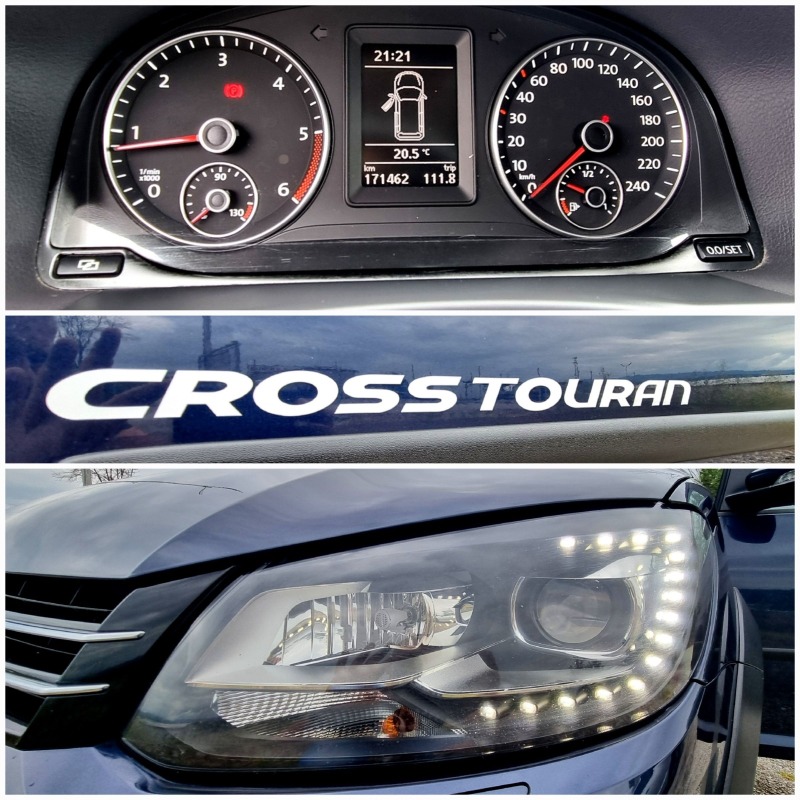 VW Touran Cross 1.6 tdi, снимка 15 - Автомобили и джипове - 46460847