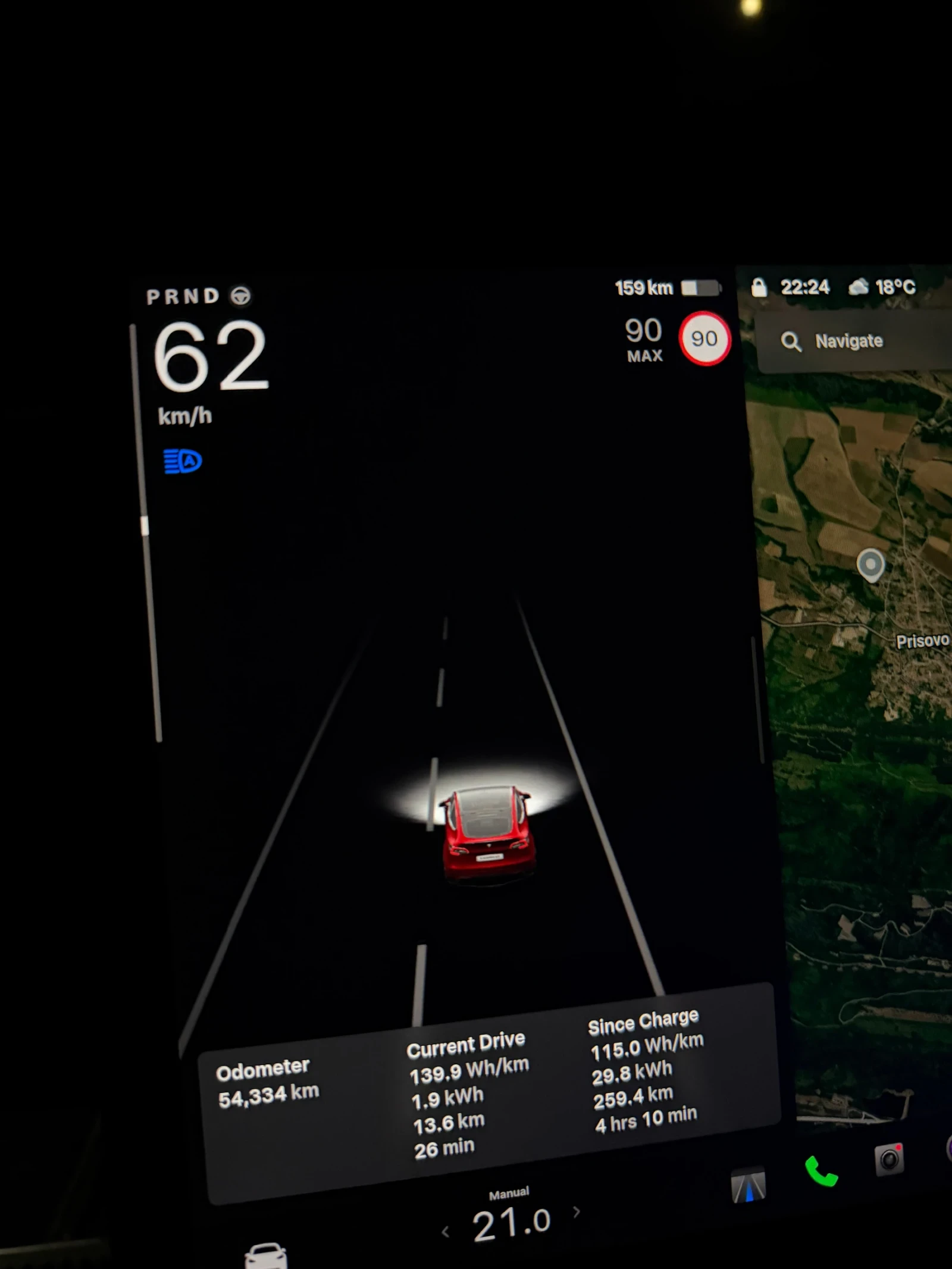Tesla Model Y FSD 4 / 2024 / 56000 Хил км , снимка 8 - Автомобили и джипове - 55606551