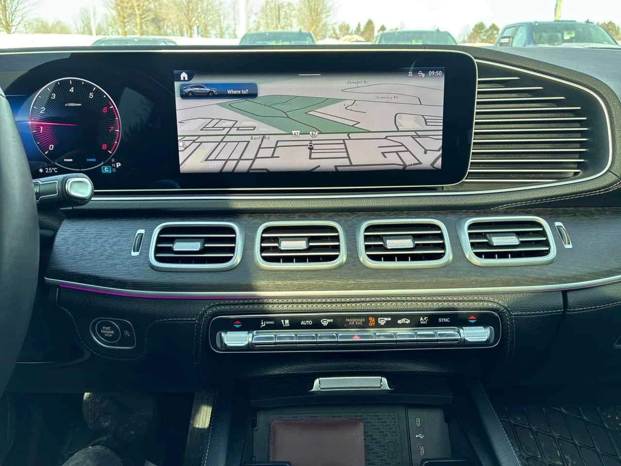 Mercedes-Benz GLE 450 /360 КАМЕРИ/ПАНОРАМА/ОБДУХВАНЕ/BURMESTER - изображение 8