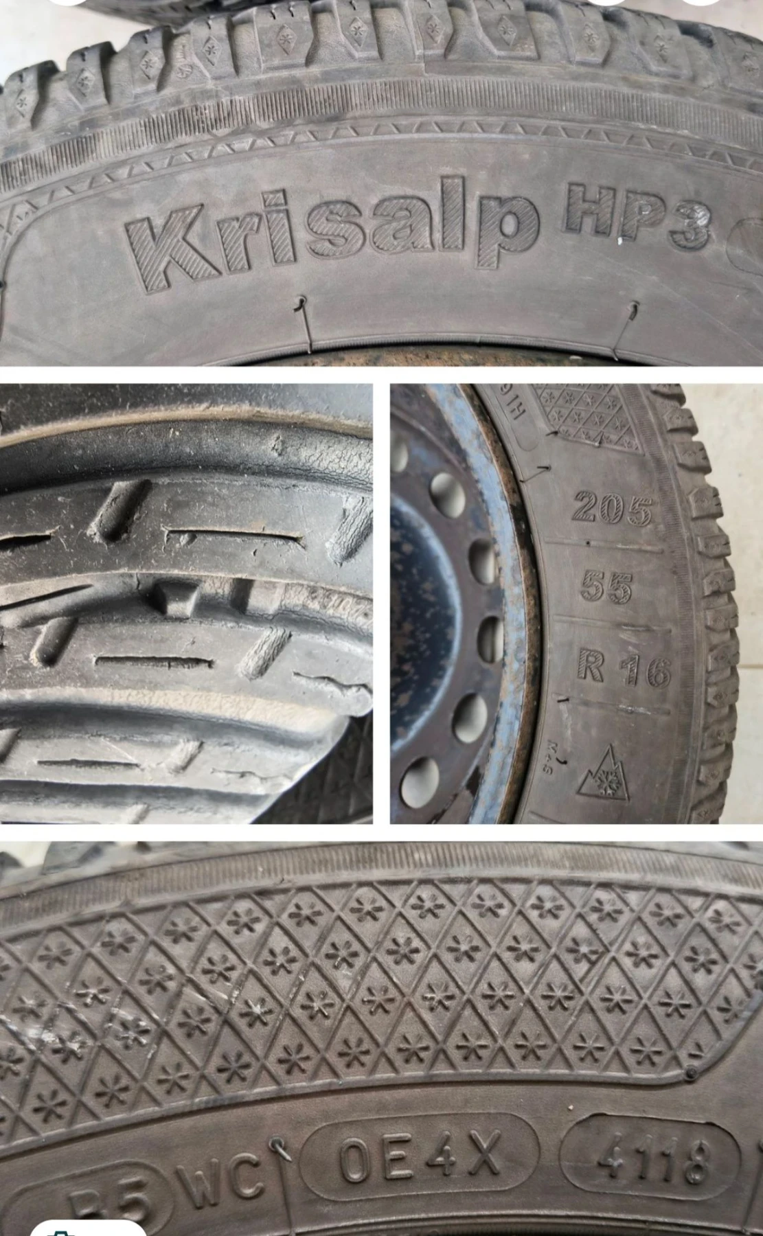 Гуми с джанти Kleber 205/55R16, снимка 2 - Гуми и джанти - 56024866