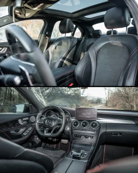 Mercedes-Benz C 43 AMG 4Matic/AMG-line/Pano/Bi-Turbo/Обслужен/БЕЗ ЩЕТА, снимка 15