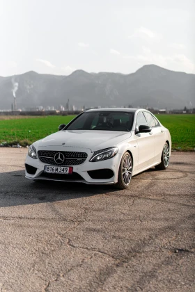 Mercedes-Benz C 43 AMG 4Matic/AMG-line/Pano/Bi-Turbo/Обслужен/БЕЗ ЩЕТА, снимка 1