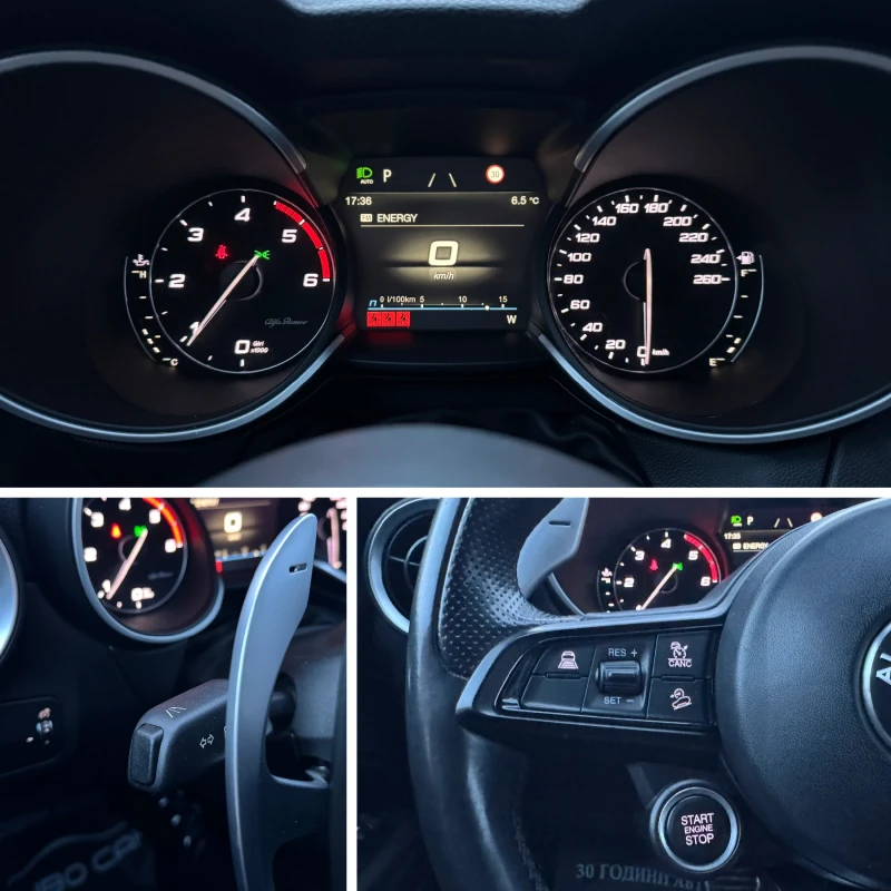 Alfa Romeo Stelvio 2.2D-Q4-SPRINT-KEYLESS-DISTRONIC-BLIND SPOT-CAMERA, снимка 15 - Автомобили и джипове - 53304360