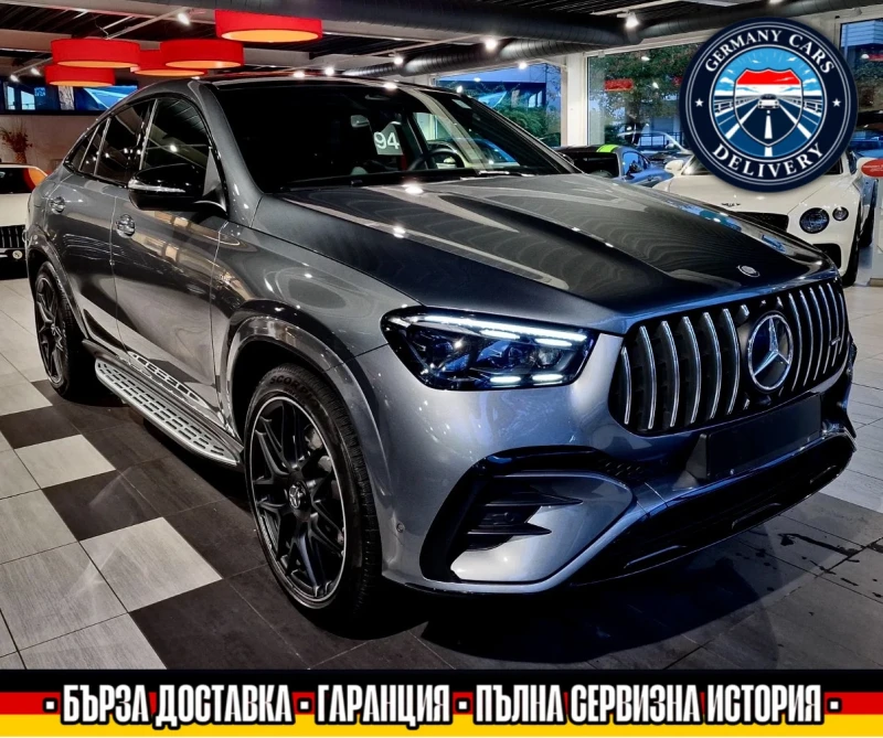 Mercedes-Benz GLE 53 4MATIC COUPE/2024/PANO/AIRM/BURM/360CAM/NIGHT/28000km/ - 212000 лв. - 71243108 | Car24.bg
