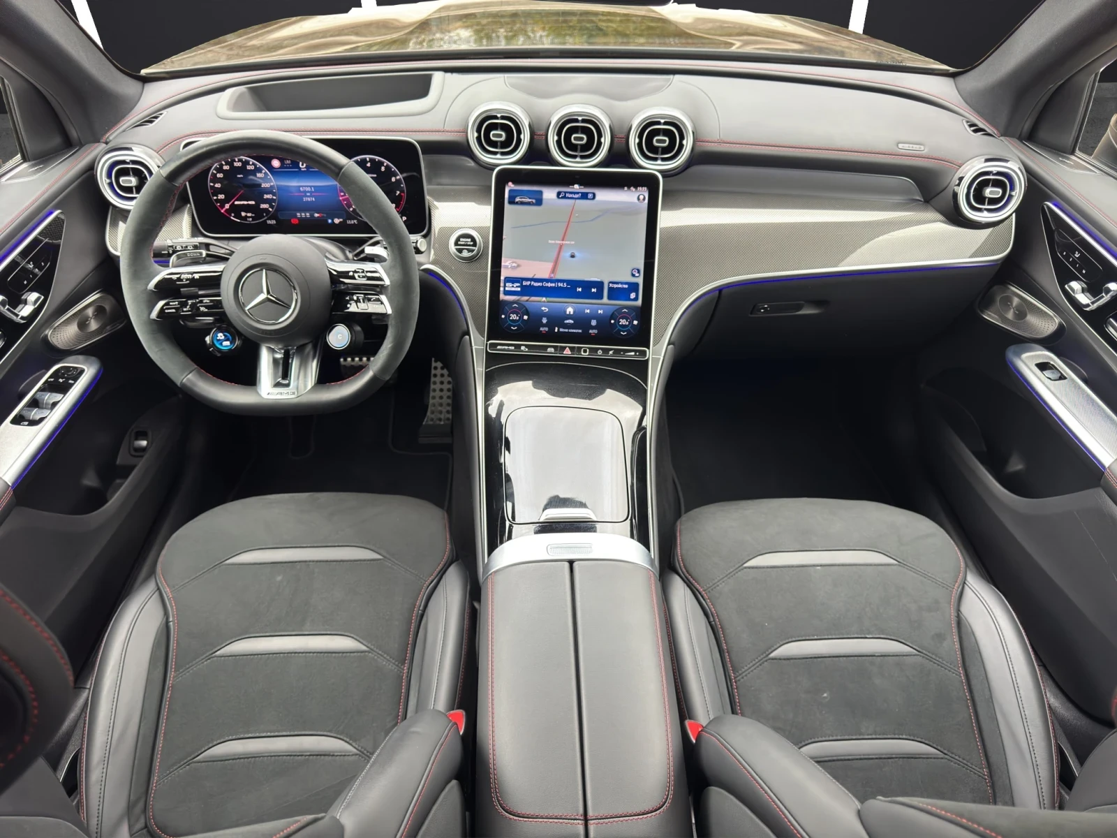 Mercedes-Benz GLC 43 AMG 4M* BURM* PANO* HEAD UP* KEYLESS* EXCLUSIVE | Mobile.bg   13