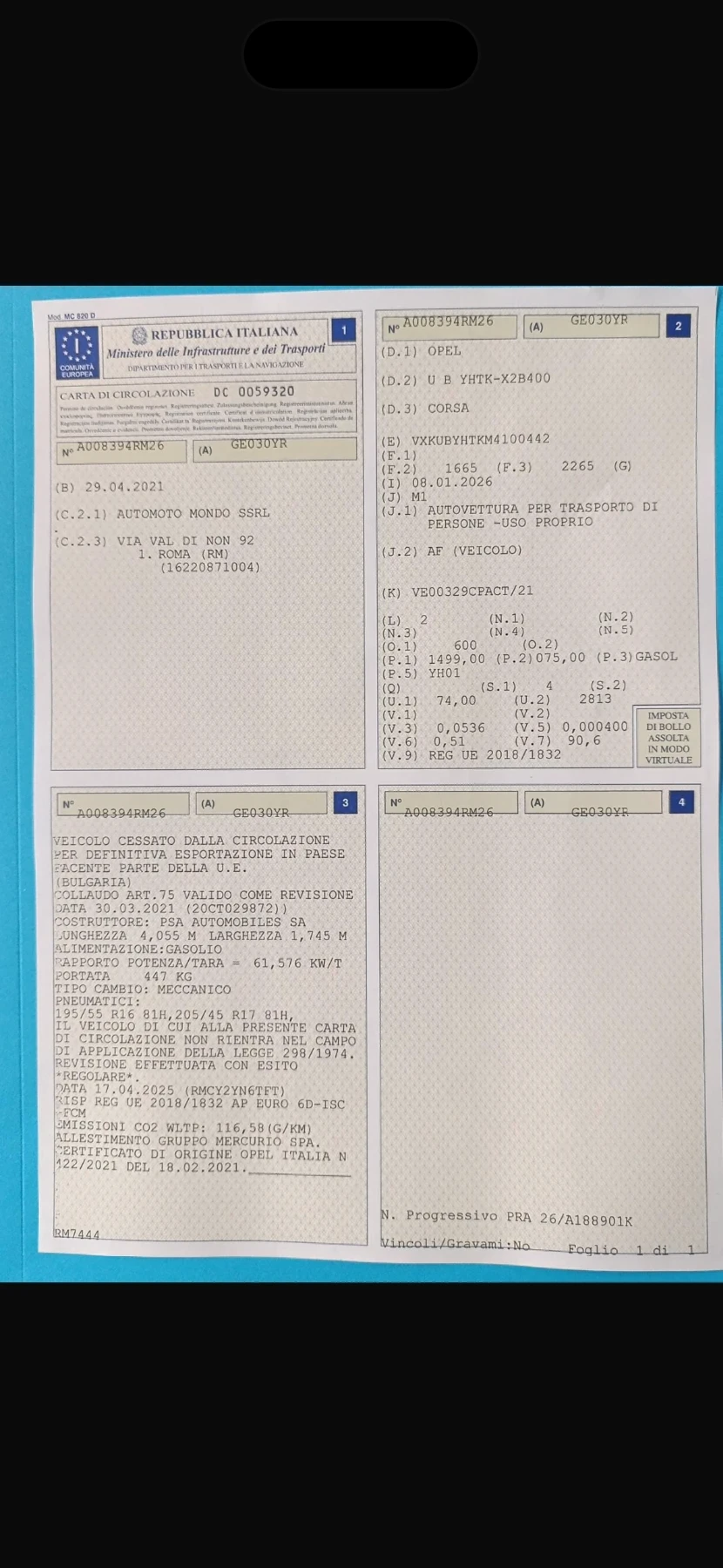 Opel Corsa 1.5d ENJOY , снимка 10 - Автомобили и джипове - 53344011