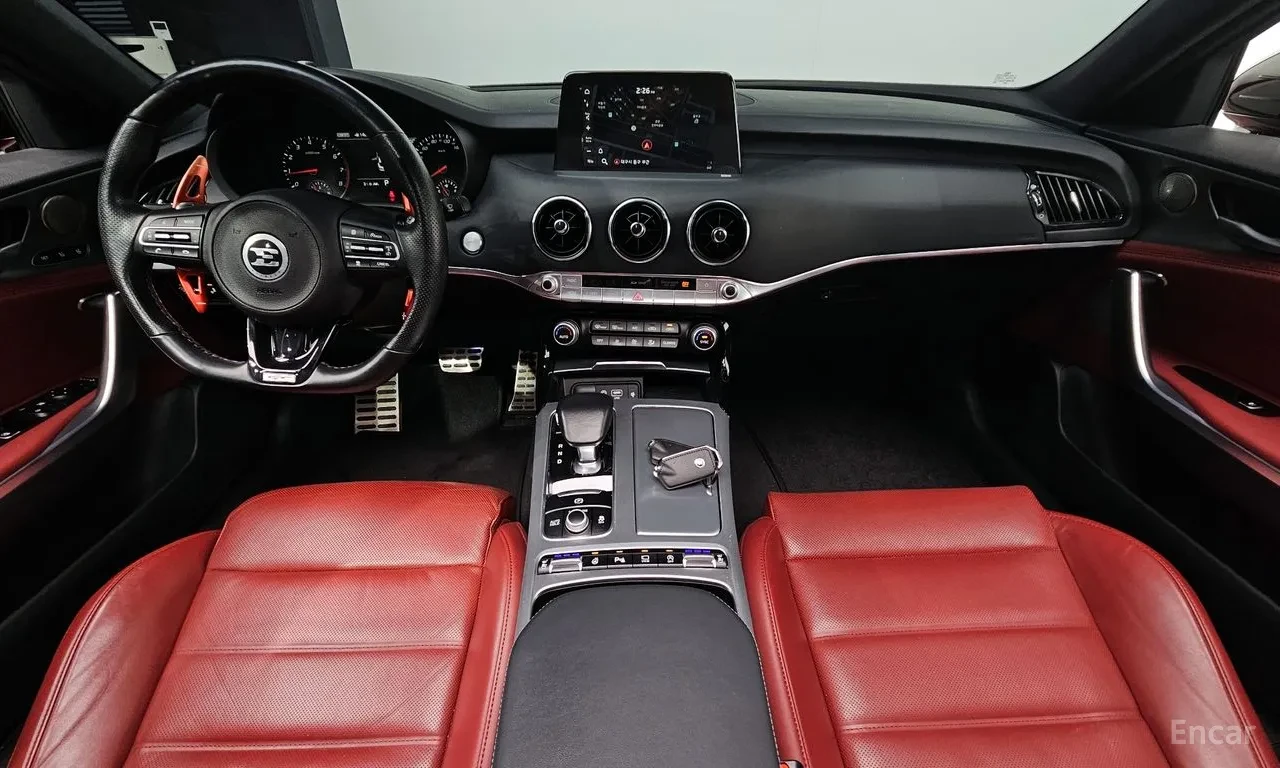 Kia Stinger 3.3 AWD | ОБДУХ | HEADS UP | 360, снимка 9 - Автомобили и джипове - 55398413