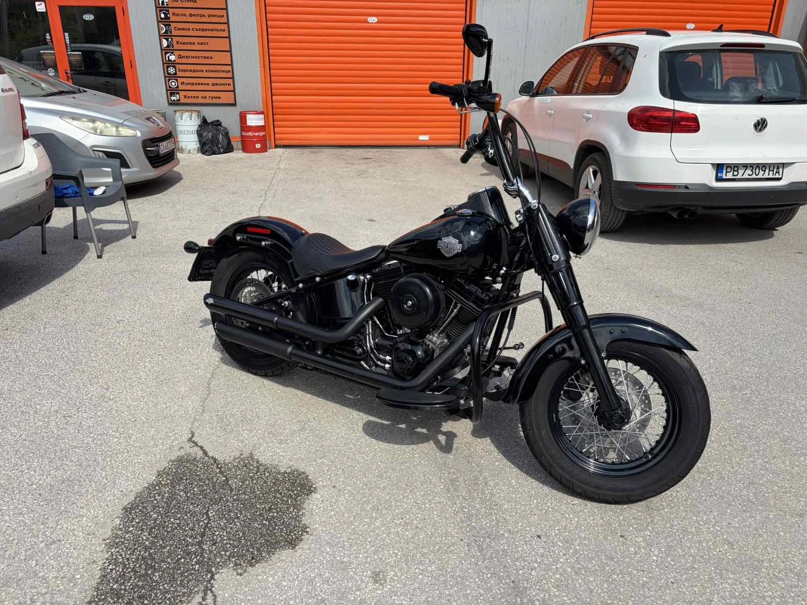 Harley-Davidson Softail FLS softail slim 103ci ОБСЛУЖЕН, снимка 9 - Мотоциклети и мототехника - 52165641