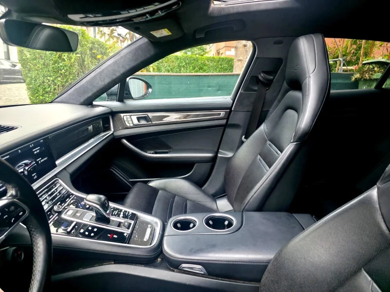 Porsche Panamera TURBO S ПАНОРАМА КЕРАМИКА CARBON , снимка 12 - Автомобили и джипове - 52645979