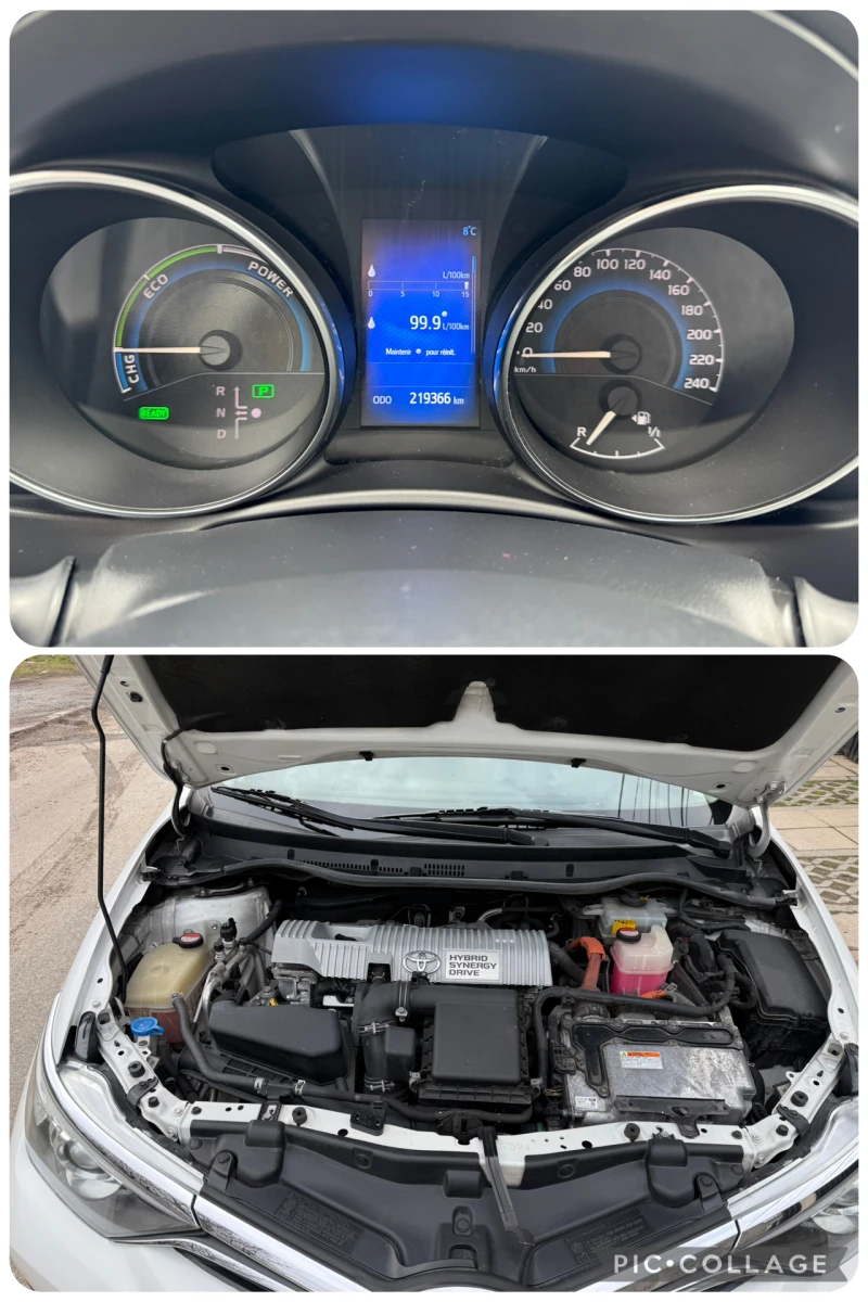 Toyota Auris 1.8 HYBRID, снимка 14 - Автомобили и джипове - 53419968