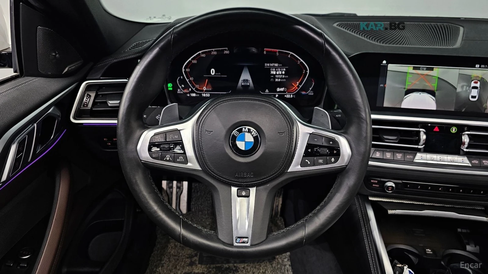 BMW 420 d / M PKG / ОБДУХВАНЕ / HARMAN / HUD / ШИБИДАХ, снимка 9 - Автомобили и джипове - 54764326