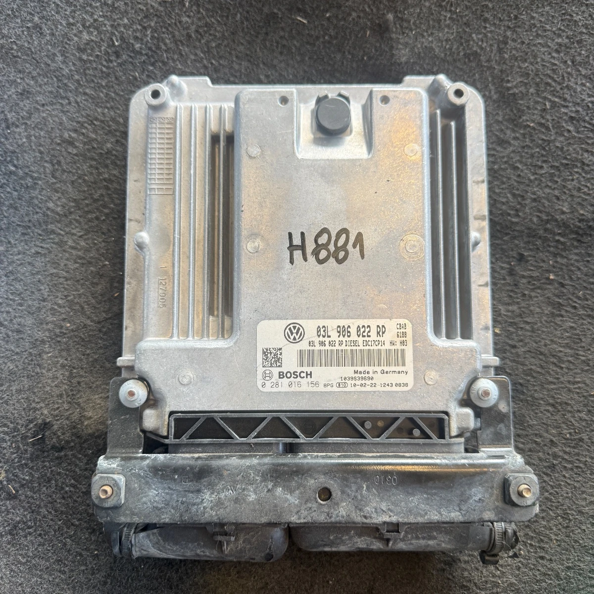 КОМПЮТЪР ECU VW Tiguan T1 20TDI CBA 03L906022RP ном 881 03L906022RP-1668