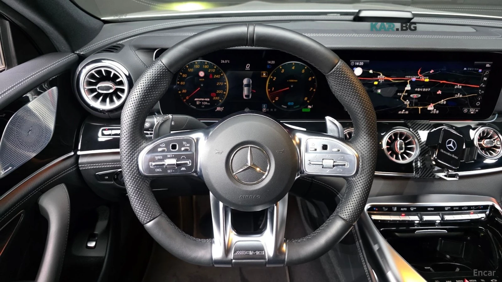 Mercedes-Benz AMG GT 43* 4MATIC* ПОДГРЕВ* ОБДУХВАНЕ* DISTRONIC* 360* , снимка 5 - Автомобили и джипове - 54863667