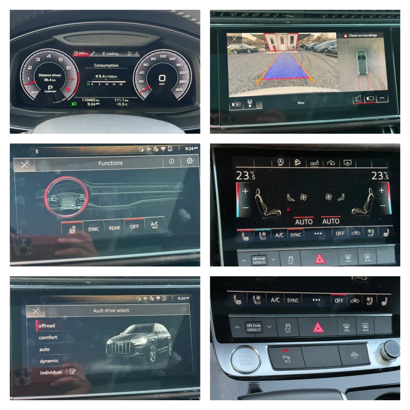 Audi Q7  55TFSI(340 кс)Face2020/Sline/Панорама/110 000km/, снимка 15 - Автомобили и джипове - 52806874