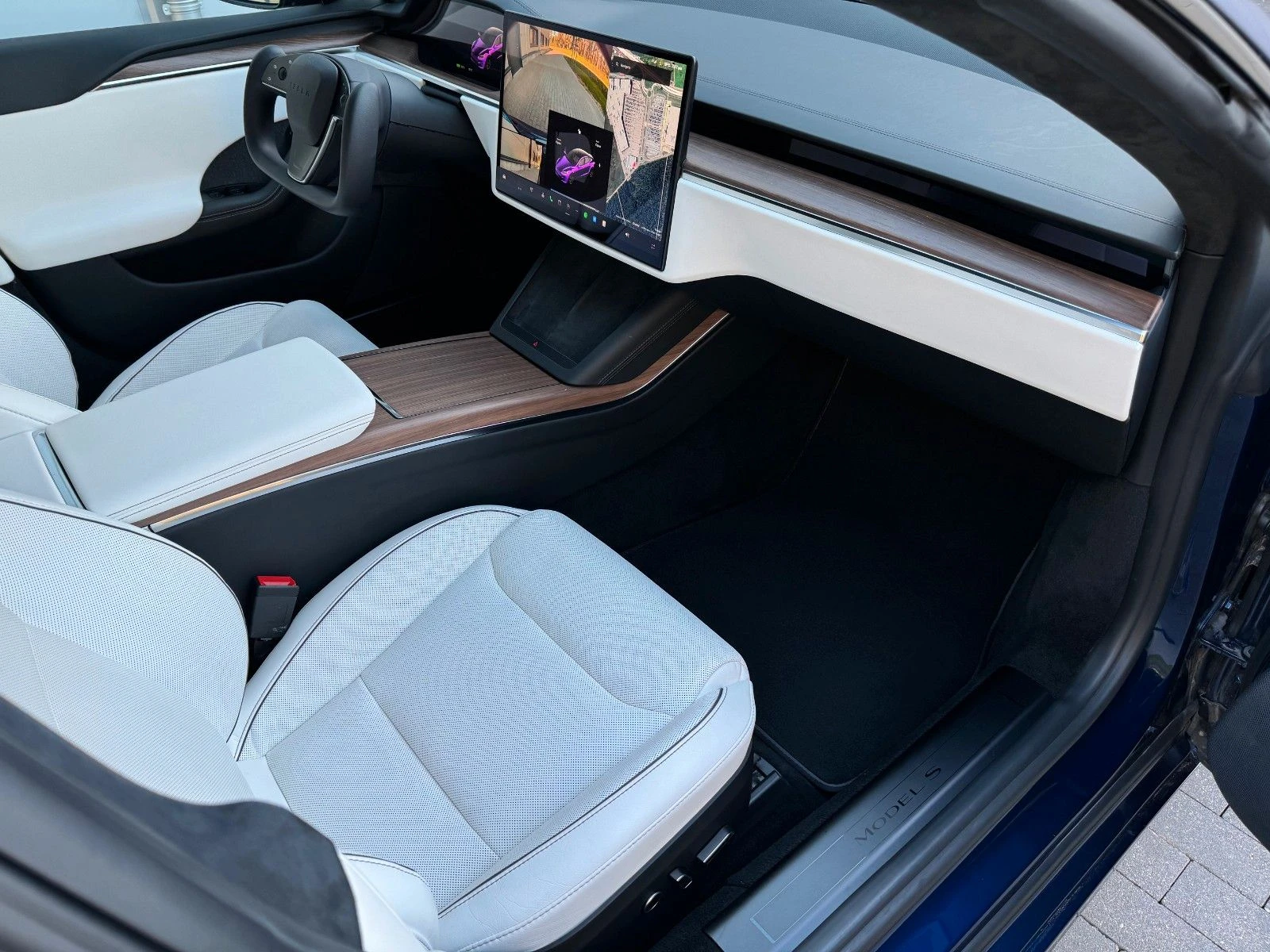 Tesla Model S PLAID/1020HP/PANO/NAVI/LED/KLESS/163f - изображение 10