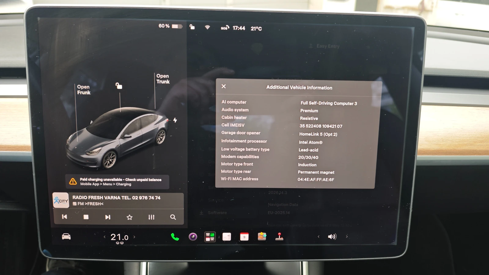 Tesla Model 3 Long Range AWD , снимка 14 - Автомобили и джипове - 54058823