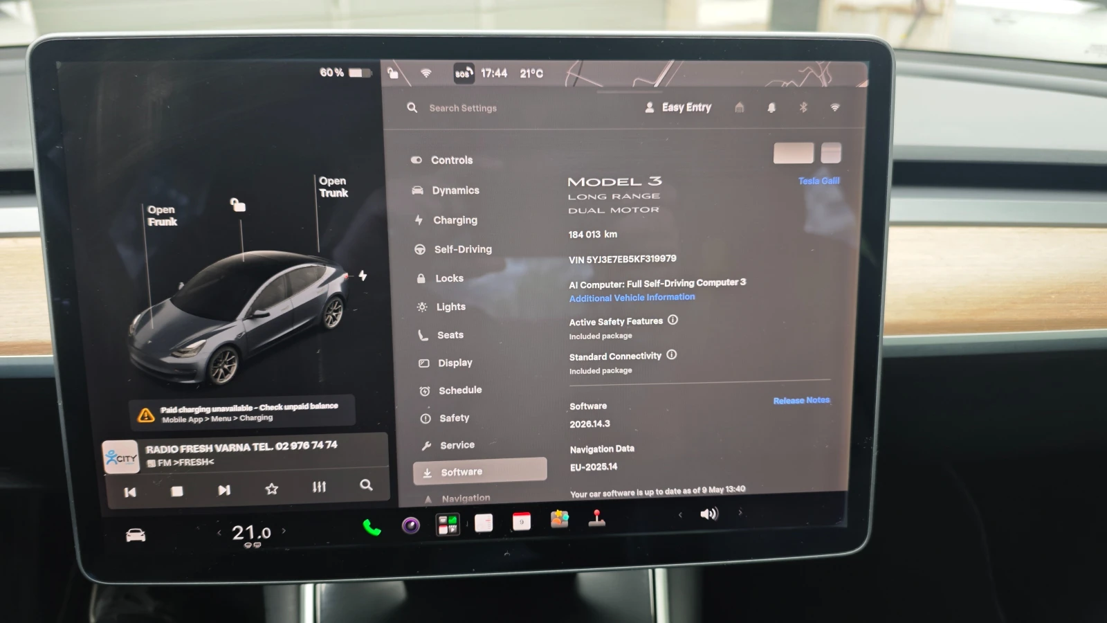 Tesla Model 3 Long Range AWD , снимка 13 - Автомобили и джипове - 54058823
