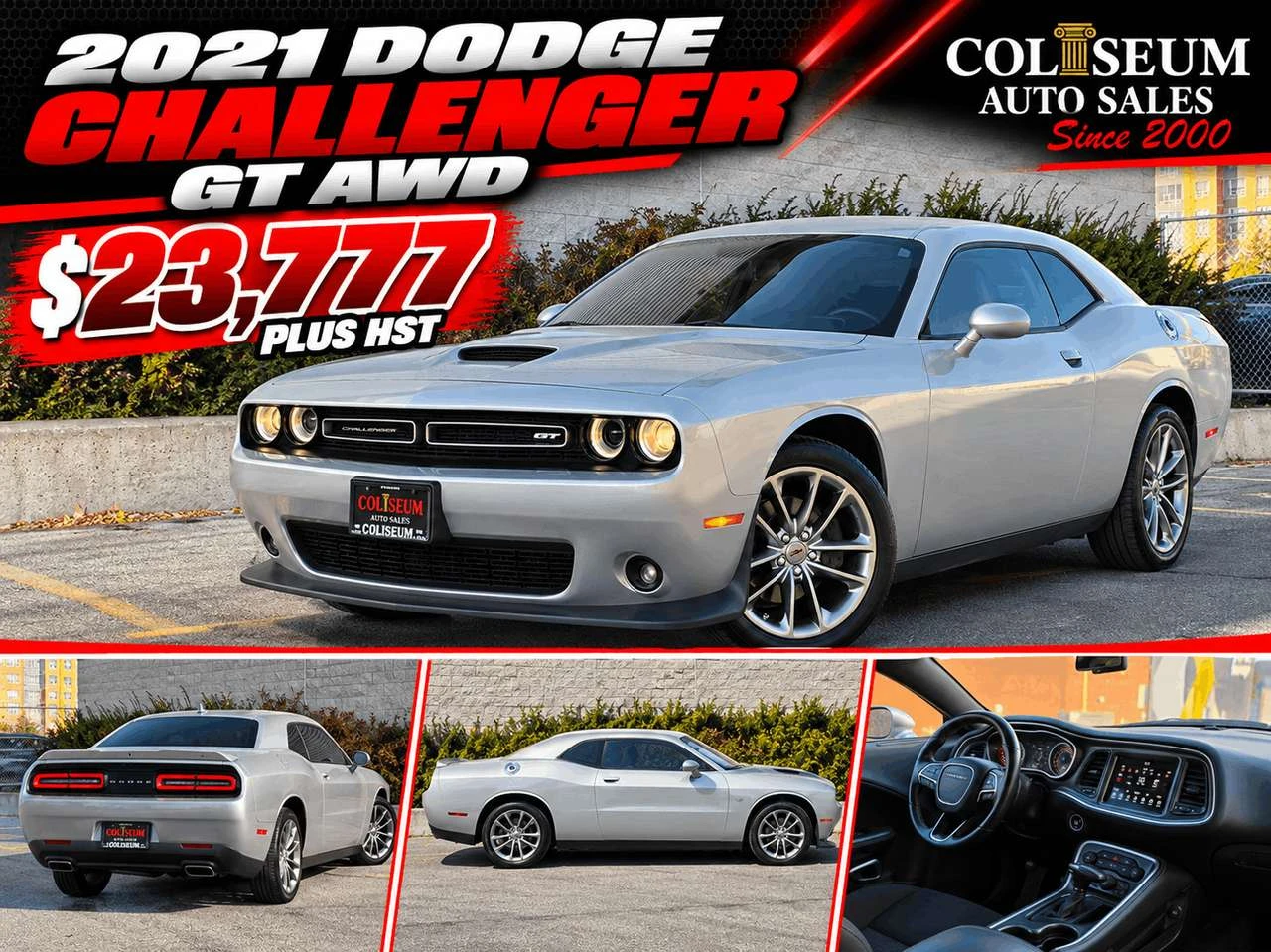 Dodge Challenger GT AWD-3.6 V6, снимка 2 - Автомобили и джипове - 56623266