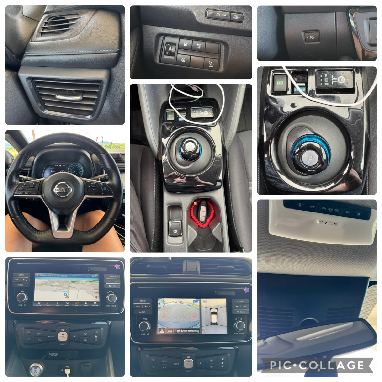Nissan Leaf  40kw 91% 75000км, снимка 10 - Автомобили и джипове - 55264942