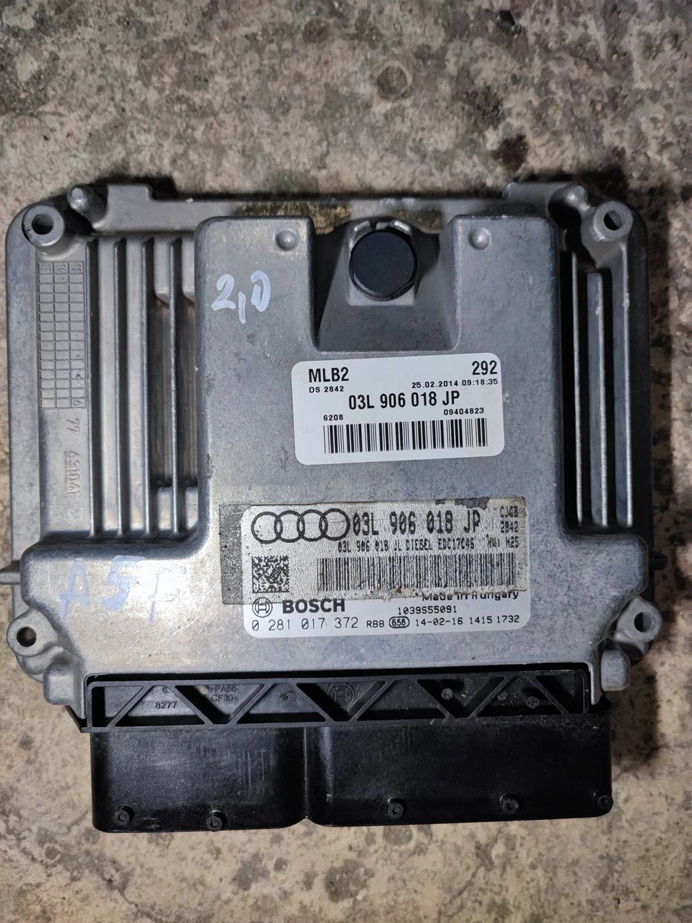 Компютър ECU Audi A4 A5 2.0TDI EDC17C46 CAG 03L906018JP