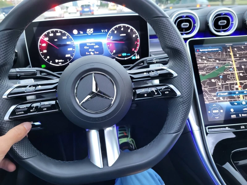 Mercedes-Benz C 200 AMG Line Mild Hybrid В Гаранция, снимка 7 - Автомобили и джипове - 52816933