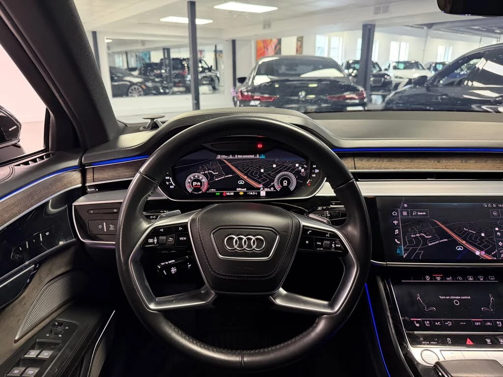 Audi A8 L* QUATTRO* ОБДУХВАНЕ* МАСАЖ* ДИСТРОНИК* ПАНО* , снимка 10 - Автомобили и джипове - 54371338