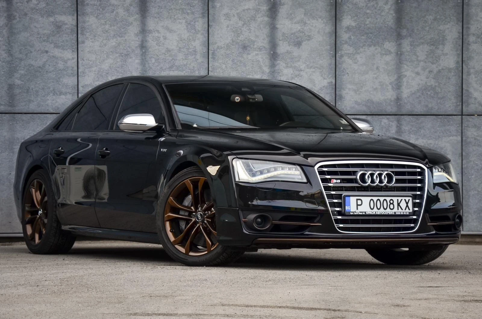 Audi S8 4.0/V8/TFSI.QUATTRO.CERAMIC.CARBON.B&O.NAIT VISION, снимка 1