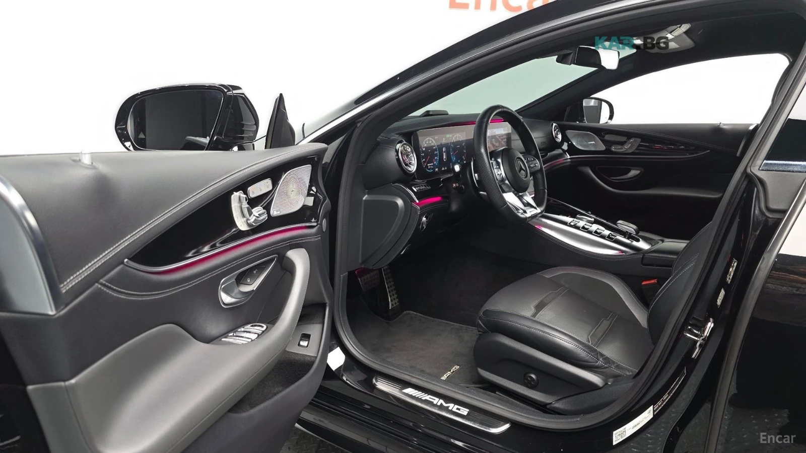 Mercedes-Benz AMG GT 43* 4MATIC* 360* HEAD UP* BURMASTER* ОБДУХВАНЕ* LA, снимка 10 - Автомобили и джипове - 54968437