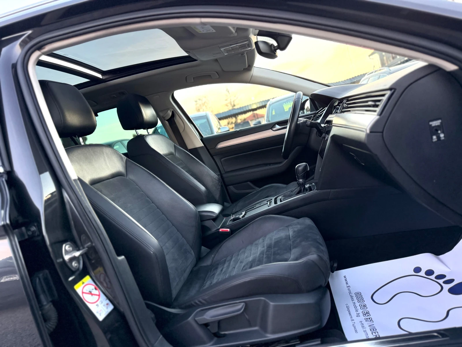 VW Passat 2.0TDI 150кс DSG R-LINE DIGITAL ПАНОРАМА FULL, снимка 13 - Автомобили и джипове - 56093954