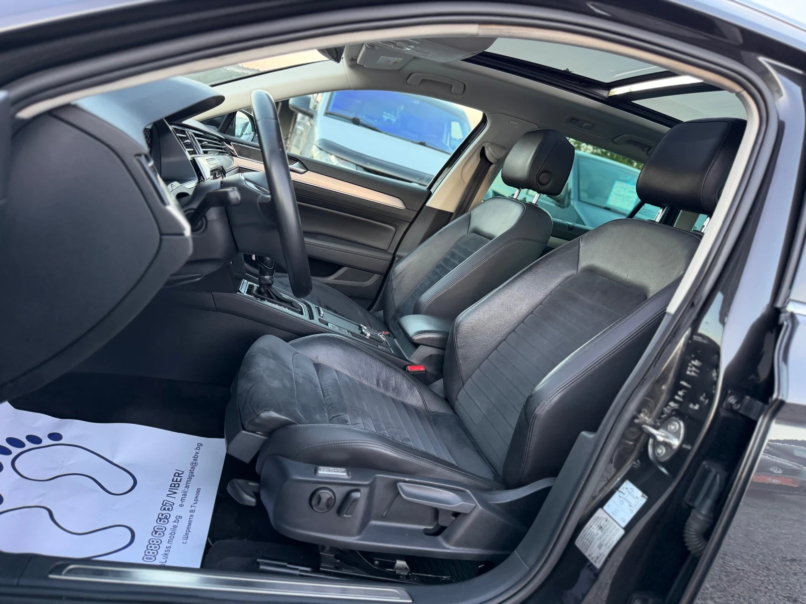 VW Passat 2.0TDI 150кс DSG R-LINE DIGITAL ПАНОРАМА FULL, снимка 10 - Автомобили и джипове - 56093954