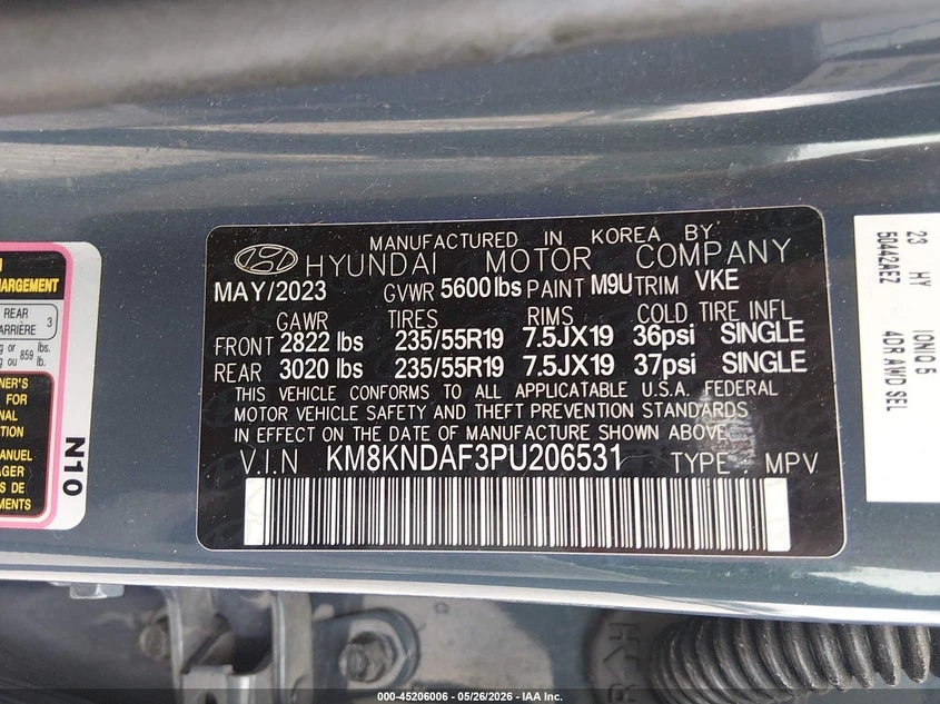 Hyundai Ioniq 5 Sel, снимка 9 - Автомобили и джипове - 56215562