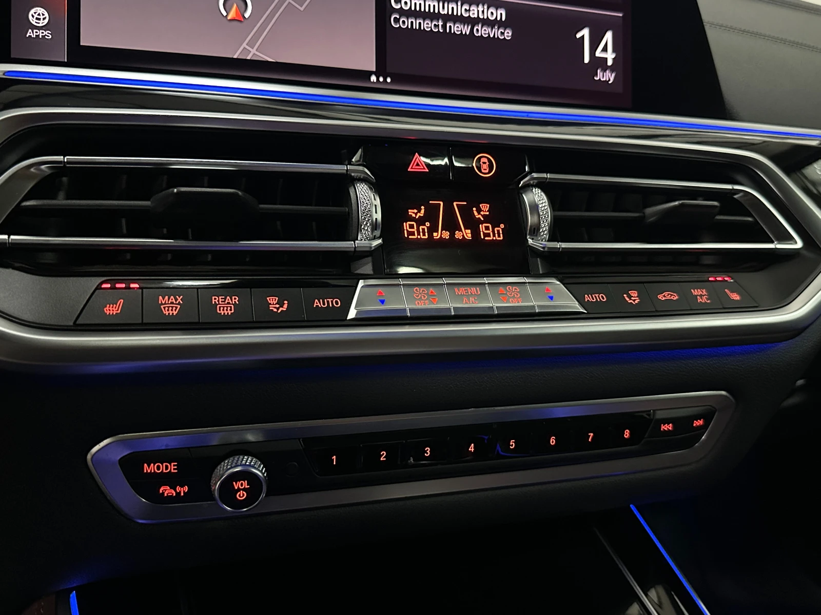 BMW X5 * 30d* 360* ВАКУУМ* PANO* HEAD UP* , снимка 12 - Автомобили и джипове - 55315674