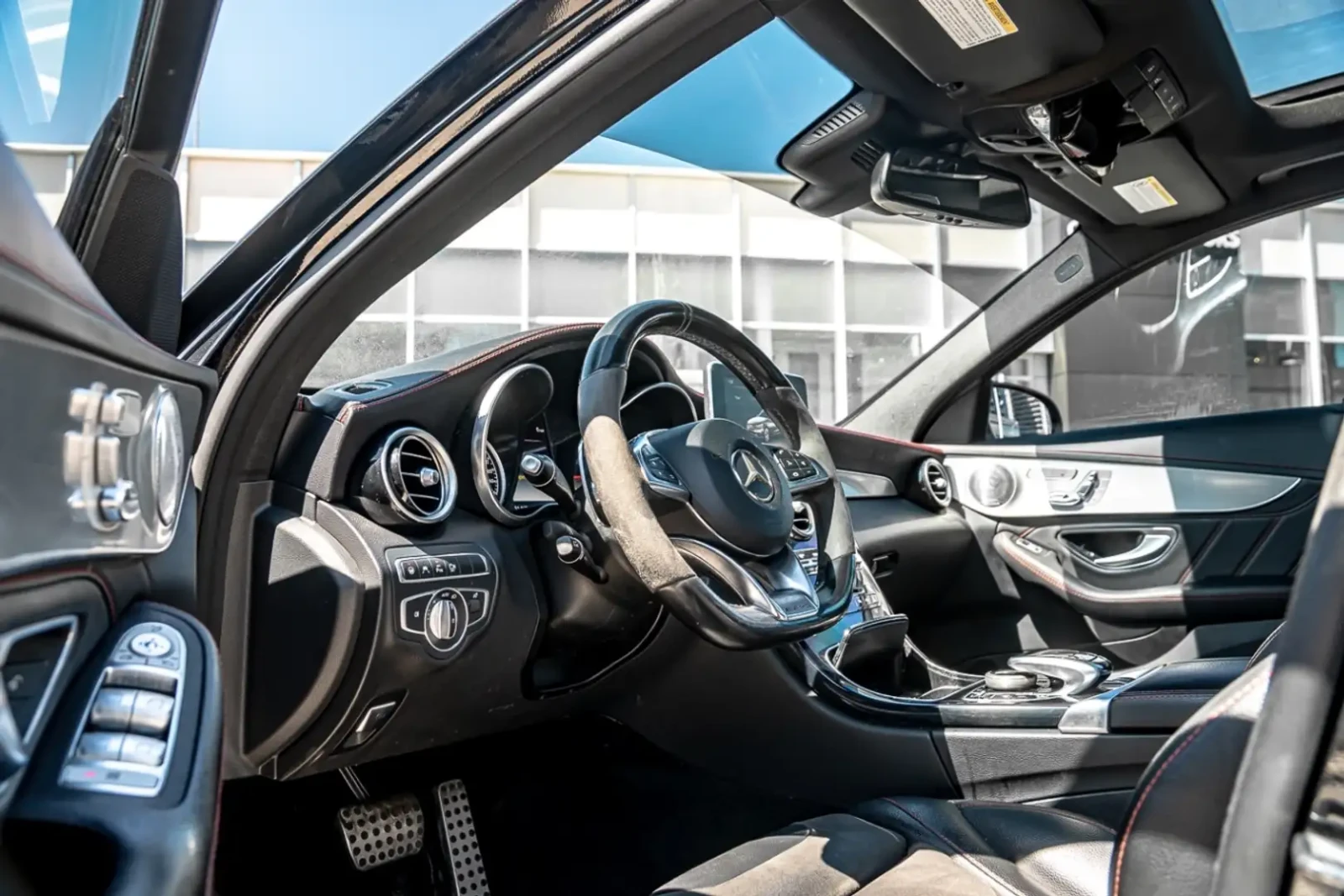 Mercedes-Benz C 43 AMG BURMESTER| PANO| ПАМЕТ| ALCANTARA| ЦЕНА ДО БГ| , снимка 7 - Автомобили и джипове - 55804266