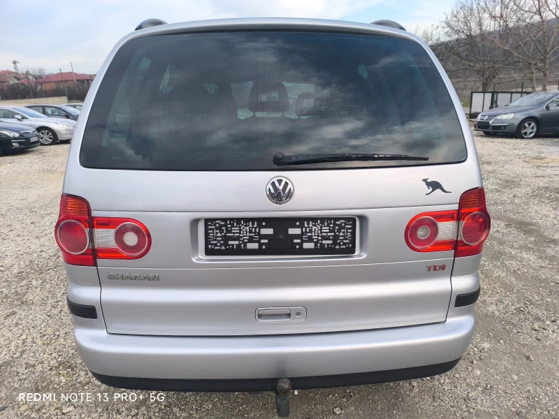 VW Sharan 1.9TDI 131кс 7места FACE, снимка 6 - Автомобили и джипове - 48899286