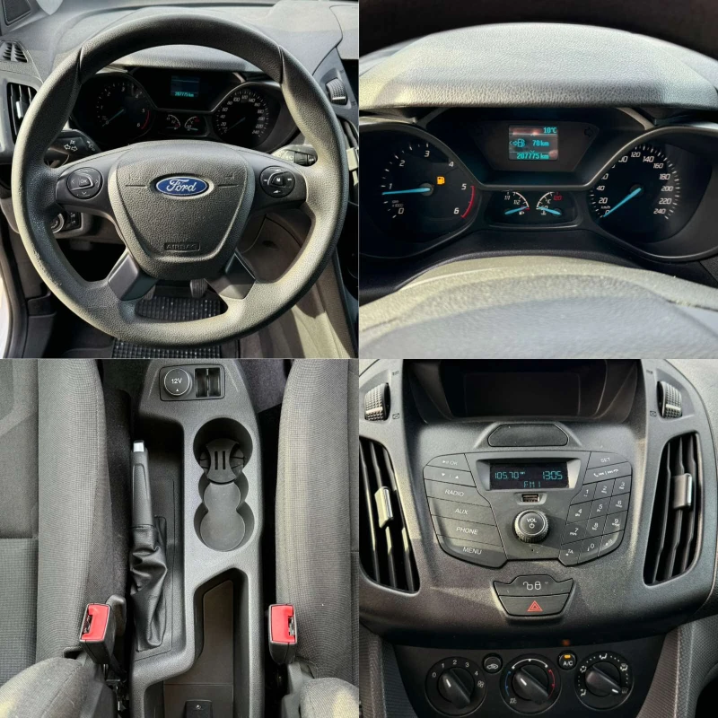 Ford Connect 1.5* 101ps* Климатик* Партроник, снимка 13 - Автомобили и джипове - 49129487