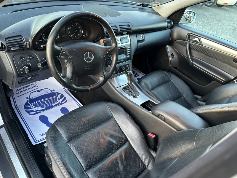 Mercedes-Benz C 180 KOMPRESSOR* AVANTGARDE* АВТОМАТ* КОЖА, снимка 10 - Автомобили и джипове - 50911019
