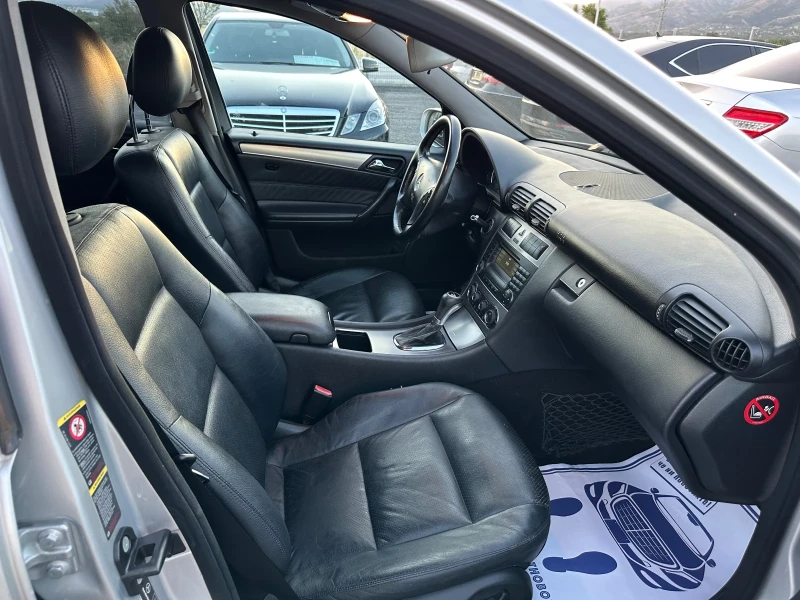 Mercedes-Benz C 180 KOMPRESSOR* AVANTGARDE* АВТОМАТ* КОЖА, снимка 11 - Автомобили и джипове - 50911019