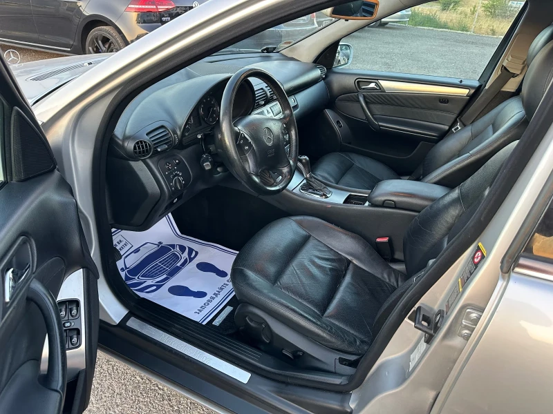 Mercedes-Benz C 180 KOMPRESSOR* AVANTGARDE* АВТОМАТ* КОЖА, снимка 9 - Автомобили и джипове - 50911019