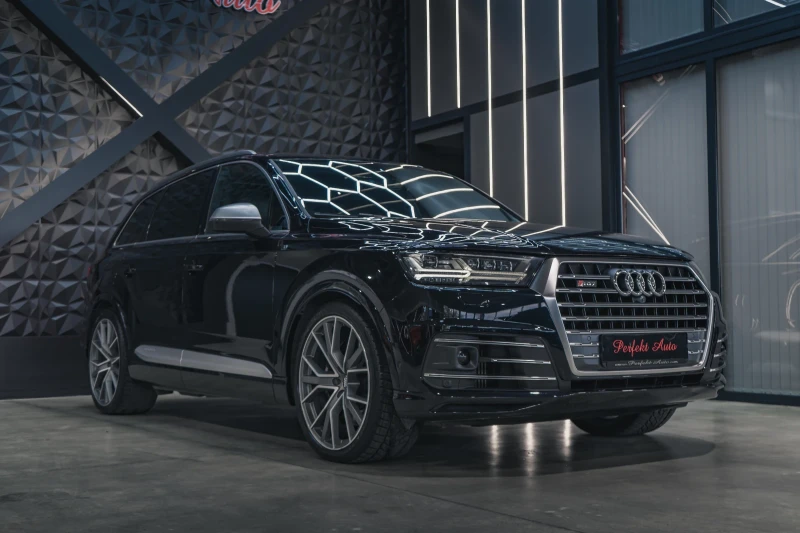 Audi SQ7 QUATTRO * ПАНОРАМА * HEAD UP * BOSE , снимка 3 - Автомобили и джипове - 51912117