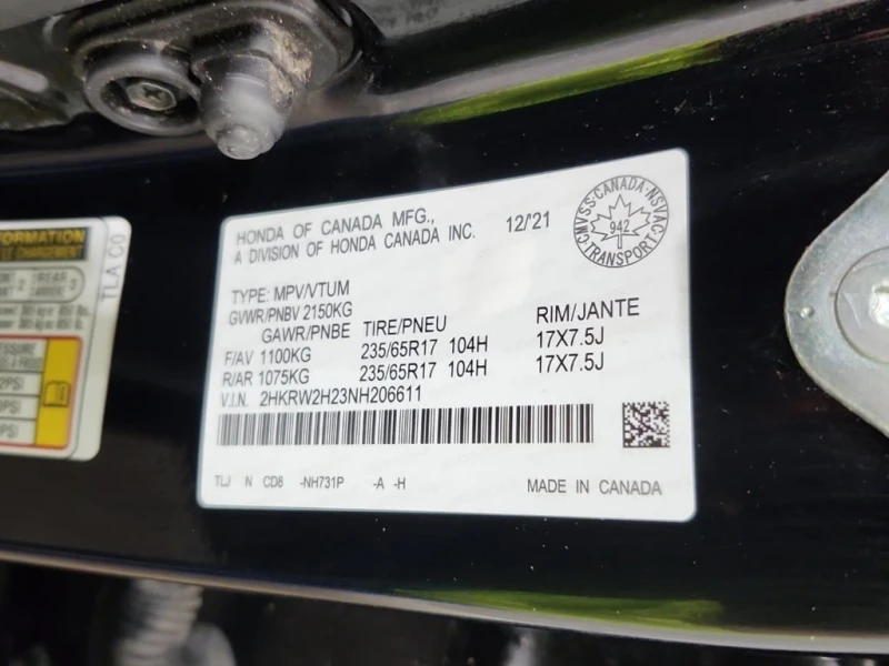 Honda Cr-v LX  CARFAX, снимка 15 - Автомобили и джипове - 52735877