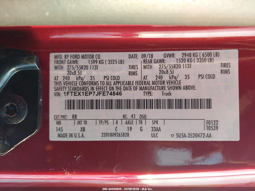 Ford F150 2.7L V-6 DI, DOHC, VVT, TURBO, 325HP 4X4 Drive | Mobile.bg � ����������� 9