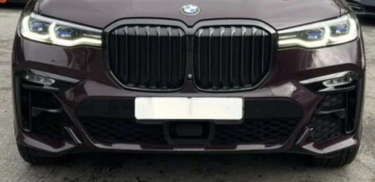 BMW X7 Цяла маска за BMW X7 m50i- фарове, броня, халогени