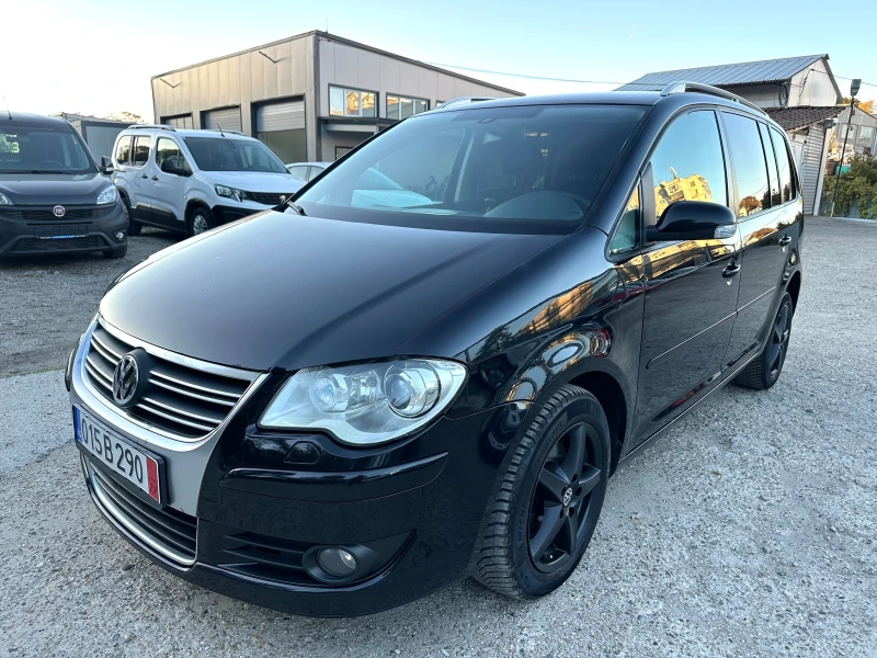 VW Touran 2.0TDI 8V АВТОМАТ F1  НАВИГАЦИЯ ПОДГРЕВ ФЕЙСЛИФТ, снимка 3 - Автомобили и джипове - 47721572