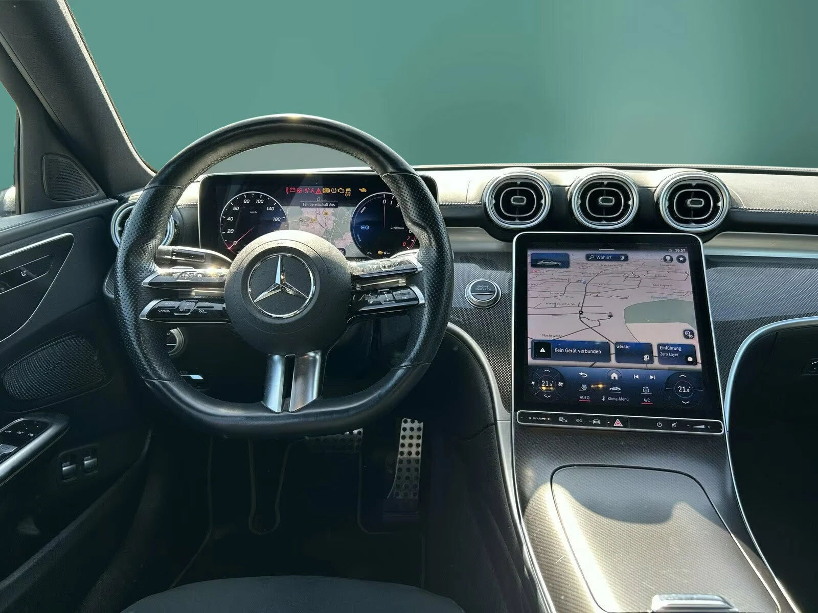 Mercedes-Benz C 300 AMG-LINE/309HP/PANO/CAM/LED/NAVI/DIGI/AMBI/259g | Mobile.bg   11